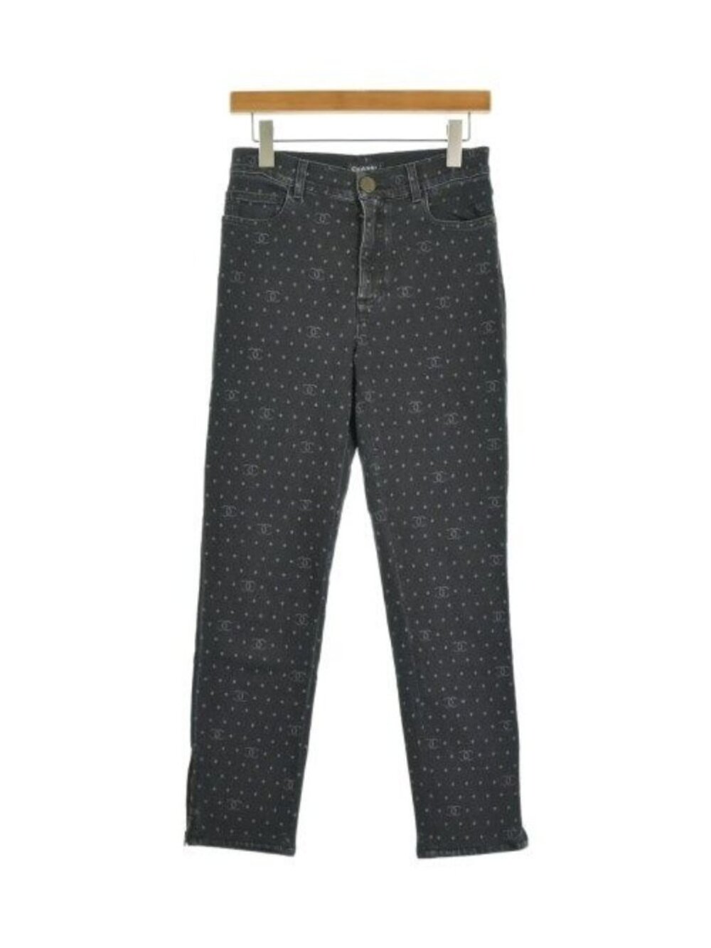 Chanel Denim Pants Black